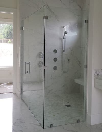 Frameless 3 Panel Shower Doors