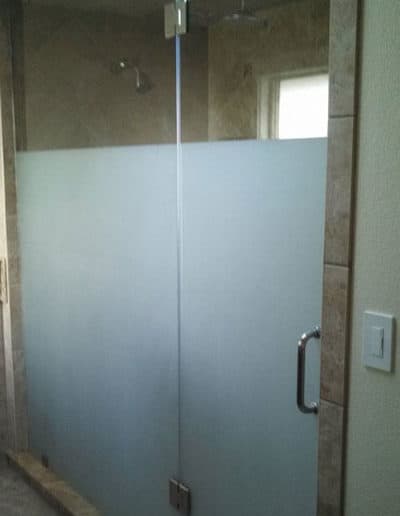 Frameless Inline Shower Doors