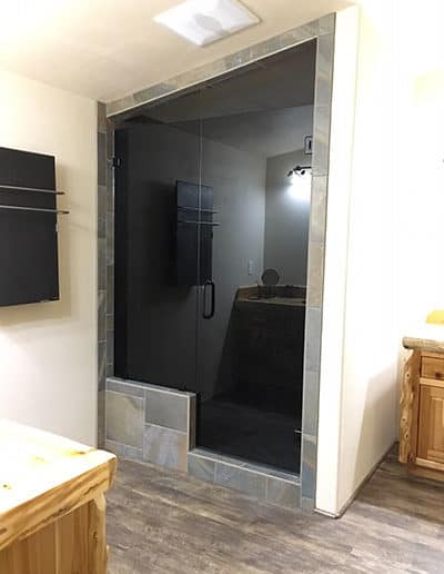 Frameless Inline Shower Doors