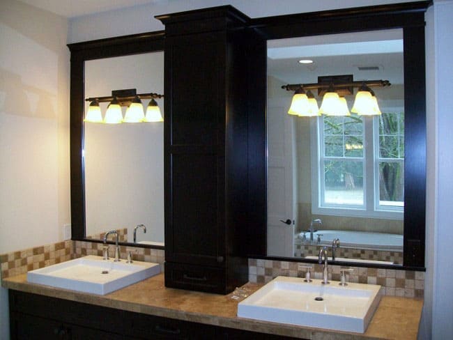 Bathroom Mirrors, double sink vanity